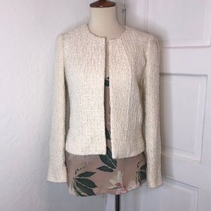 Brooks Brothers Cream Textured Blazer